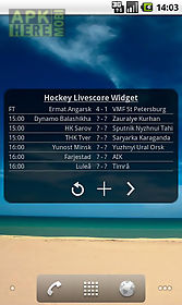 hockey livescore widget