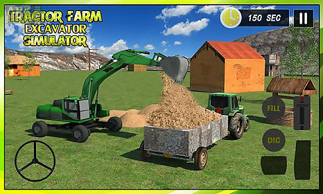 tractor farm & excavator sim