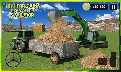 tractor farm & excavator sim