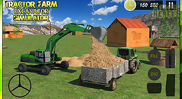 Tractor farm & excavator sim