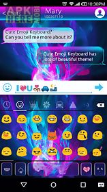 emoji keyboard luminous theme