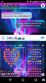 emoji keyboard luminous theme