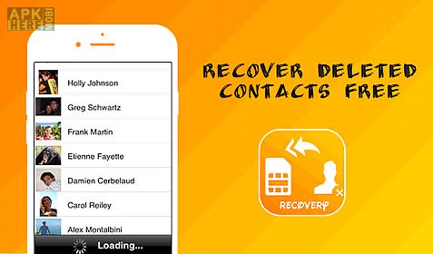 recover deleted contacts