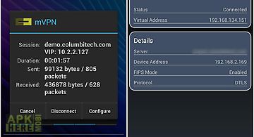 Columbitech mobile vpn client