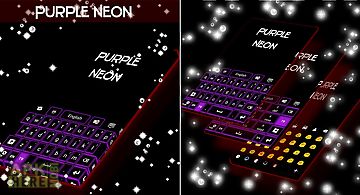 Purple neon keyboard free