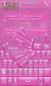 glitter go keyboard theme