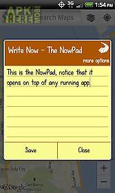 write now - notepad