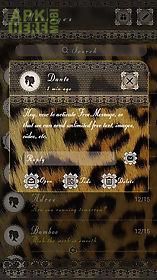 (free) go sms cheetah theme
