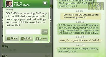 Go sms pro simple green theme