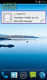 message widget (sms/mms)