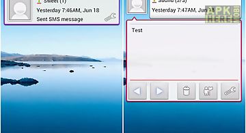 Message widget (sms/mms)