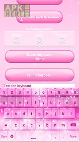 pink glitter emoticon keyboard