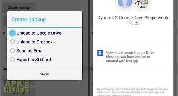 Dynamicg google drive plugin