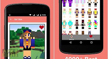 Girl skins for pe minecraft