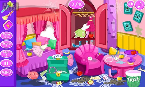 princess room cleanup