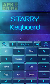 starry go keyboard theme