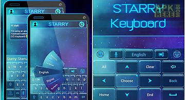 Starry go keyboard theme