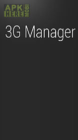 3g manager