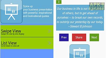 Business presentation quotes
