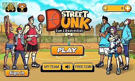 street dunk 3 on 3 basketball