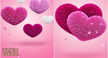 Fluffy hearts Live Wallpaper