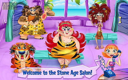 cave girl - stone age salon
