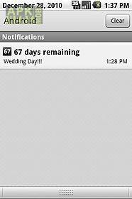 countdown notifier