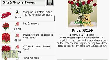 Flowers and gifts search