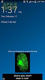 lock screen fingerprint joke