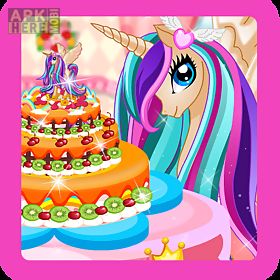 pony princess cake decoration