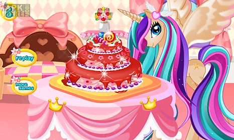 pony princess cake decoration