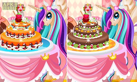 pony princess cake decoration