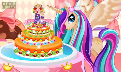 pony princess cake decoration