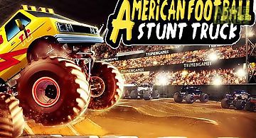 American football stunt truck
