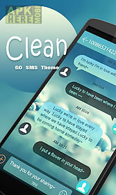 (free) go sms pro clean theme