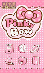pinky bow go launcher theme