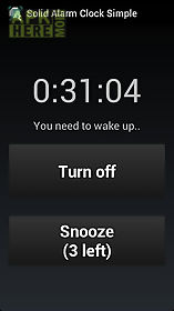 simple & reliable alarm clock