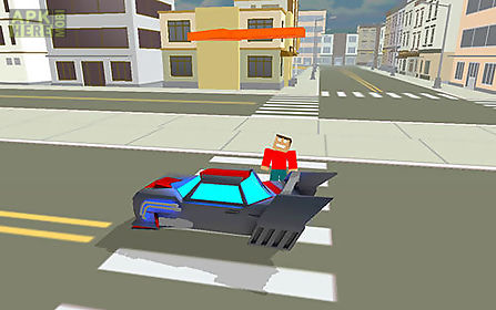 blocky hover car: city heroes