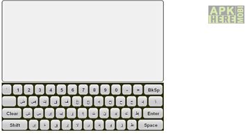 Mini arabic keyboard & pad