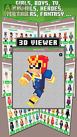 skins for minecraft pe & pc