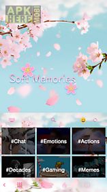 soft memories keyboard theme