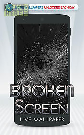 broken screen  live wallpaper