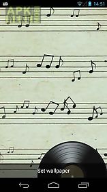 music notes 3d  live wallpaper