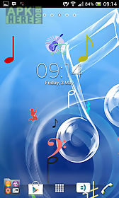 music notes z live wallpaper