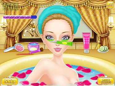 bathing spa pregnant queen