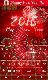happy new year keyboard theme