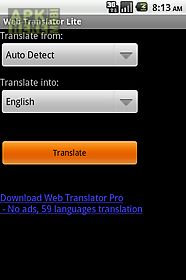web translator lite