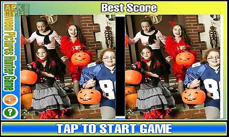 halloween picture hunter game spot the differences