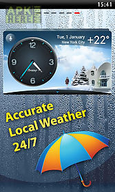 weather & clock - meteo widget