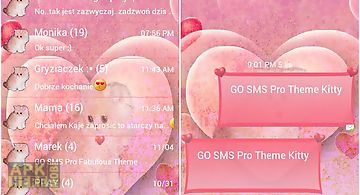 Theme kitty for go sms pro